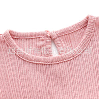 Load image into Gallery viewer, Baby Girls Solid Color Bow Lace Dresses Rompers Wholesale 221010794
