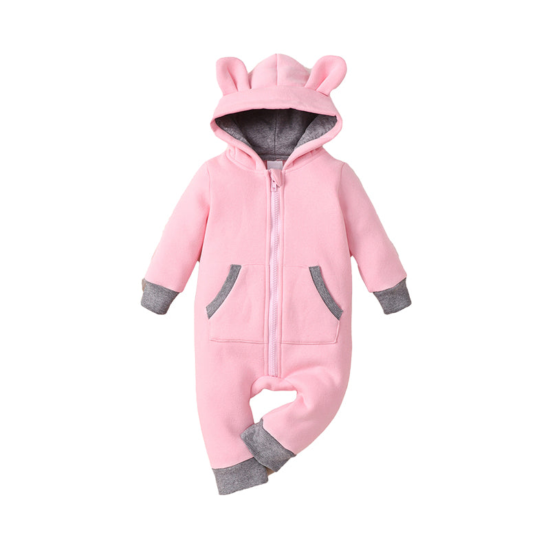 Baby Unisex Solid Color Jumpsuits Wholesale 221011112