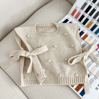 Load image into Gallery viewer, Baby Kid Girls Solid Color Vests Waistcoats Knitwear Wholesale 221011144
