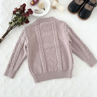 Load image into Gallery viewer, Baby Kid Unisex Love heart Crochet Sweaters Wholesale 221011178
