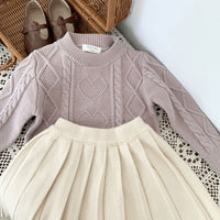 Load image into Gallery viewer, Baby Kid Unisex Love heart Crochet Sweaters Wholesale 221011178
