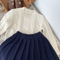 Load image into Gallery viewer, Baby Kid Unisex Love heart Crochet Sweaters Wholesale 221011178
