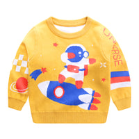 Load image into Gallery viewer, Baby Kid Boys Cartoon Galaxy Crochet Sweaters Wholesale 221011234
