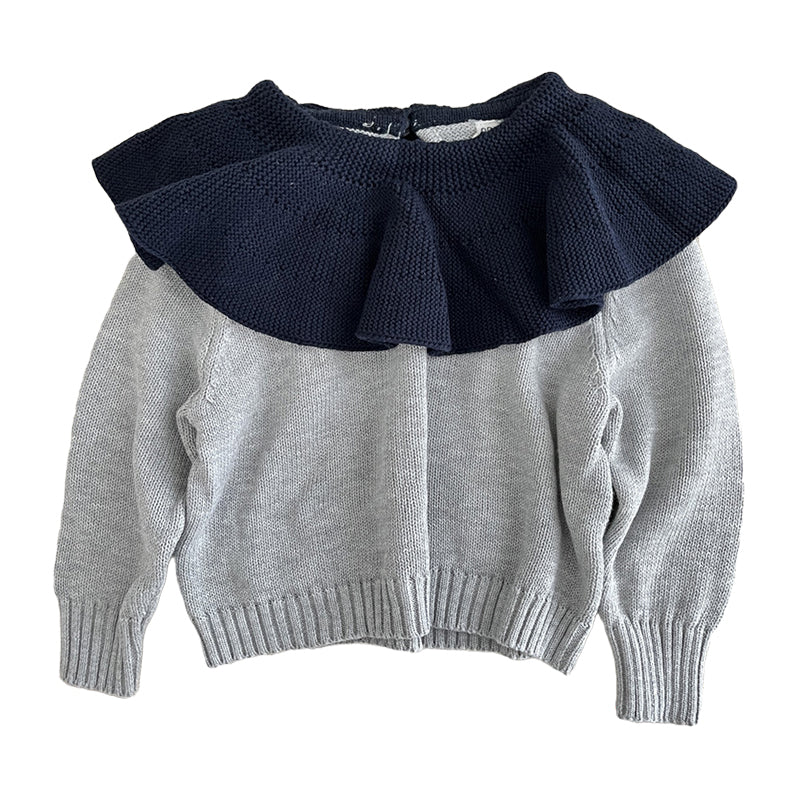 Baby Kid Girls Color-blocking Sweaters Knitwear Wholesale 221011239