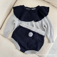 Load image into Gallery viewer, Baby Kid Girls Color-blocking Sweaters Knitwear Wholesale 221011239
