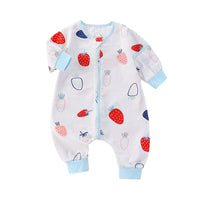 Load image into Gallery viewer, Baby Kid Unisex Fruit Car Cartoon Print Jumpsuits Wholesale 22101124
