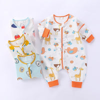 Load image into Gallery viewer, Baby Kid Unisex Fruit Car Cartoon Print Jumpsuits Wholesale 22101124
