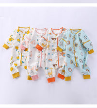 Load image into Gallery viewer, Baby Kid Unisex Fruit Car Cartoon Print Jumpsuits Wholesale 22101124
