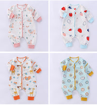 Load image into Gallery viewer, Baby Kid Unisex Fruit Car Cartoon Print Jumpsuits Wholesale 22101124
