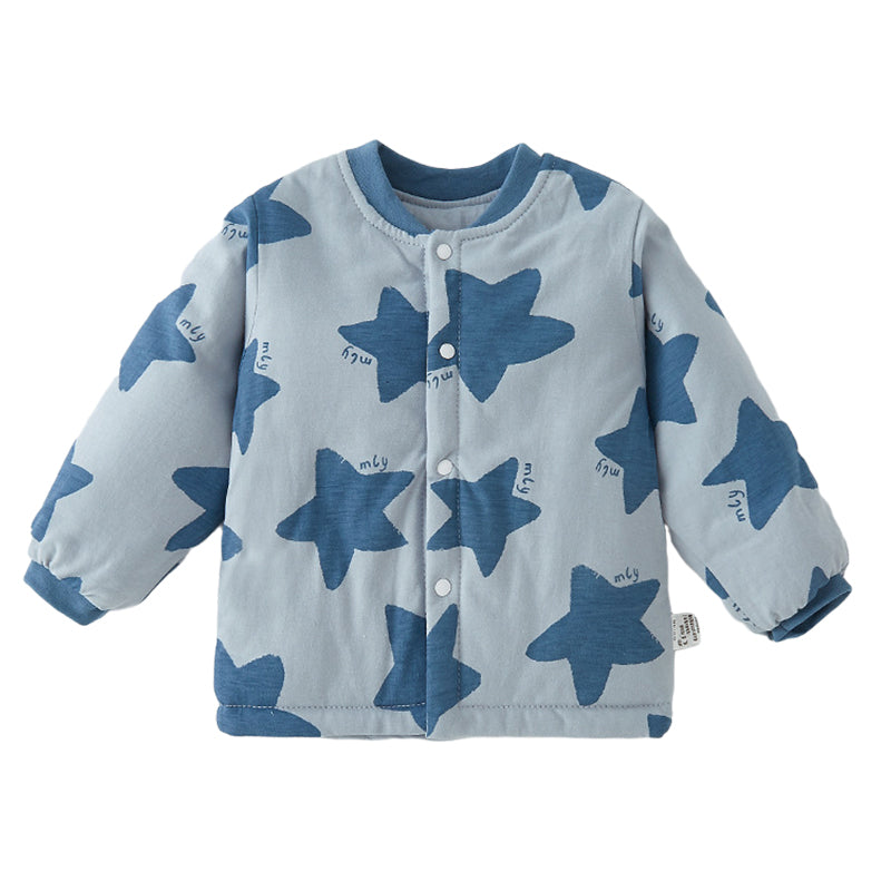 Baby Kid Unisex Cartoon Star Print Jackets Outwears Wholesale 221011273