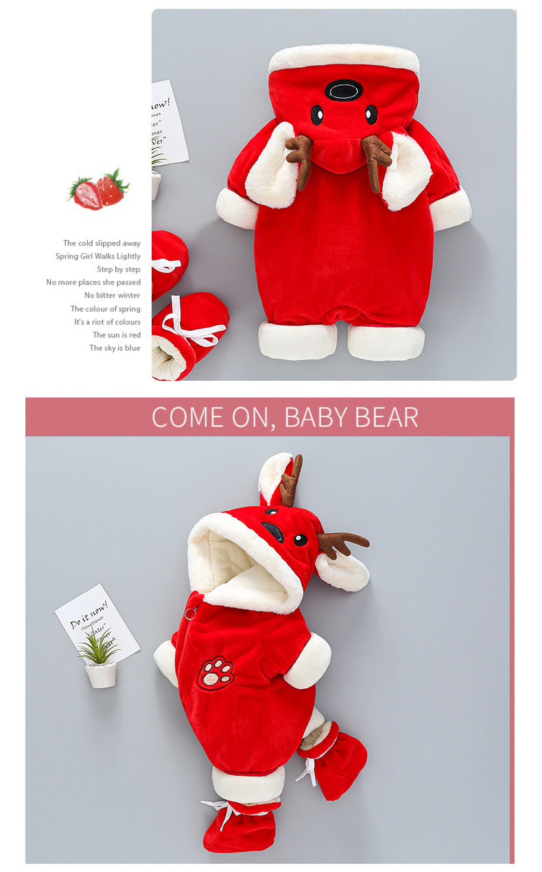 Baby Unisex Animals Cartoon Jumpsuits Wholesale 221011389