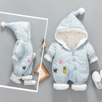 Load image into Gallery viewer, Baby Girls Fruit Embroidered Jumpsuits Wholesale 221011441
