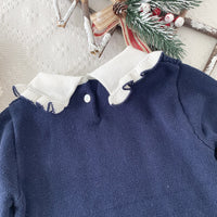 Load image into Gallery viewer, Baby Kid Girls Color-blocking Crochet Sweaters Wholesale 221011483
