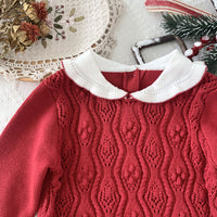 Load image into Gallery viewer, Baby Kid Girls Color-blocking Crochet Sweaters Wholesale 221011483

