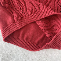 Load image into Gallery viewer, Baby Kid Girls Color-blocking Crochet Sweaters Wholesale 221011483

