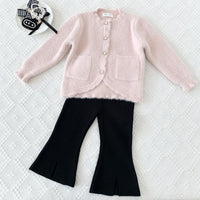 Load image into Gallery viewer, Baby Kid Girls Solid Color Cardigan Wholesale 221011565
