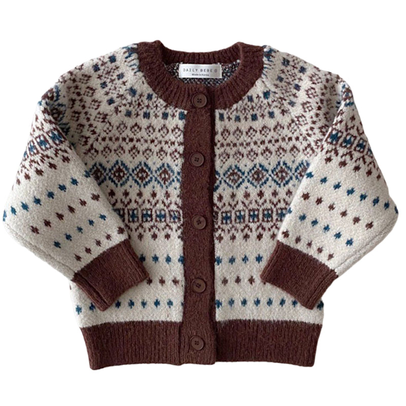 Baby Kid Unisex Love heart Cardigan Knitwear Wholesale 22101162