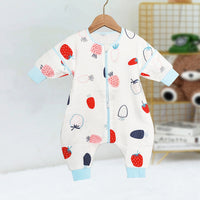 Load image into Gallery viewer, Baby Kid Unisex Animals Cartoon Print Jumpsuits Sleepwears Wholesale 22101182
