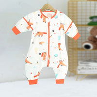 Load image into Gallery viewer, Baby Kid Unisex Animals Cartoon Print Jumpsuits Sleepwears Wholesale 22101182
