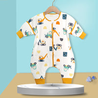 Load image into Gallery viewer, Baby Kid Unisex Animals Cartoon Print Jumpsuits Sleepwears Wholesale 22101182
