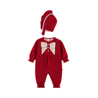 Load image into Gallery viewer, Baby Girls Solid Color Bow Jumpsuits Wholesale 221013289
