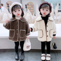 Load image into Gallery viewer, Baby Kid Girls Solid Color Jackets Outwears Wholesale 22101353
