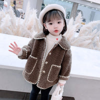 Load image into Gallery viewer, Baby Kid Girls Solid Color Jackets Outwears Wholesale 22101353
