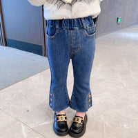 Load image into Gallery viewer, Baby Kid Girls Solid Color Pants Wholesale 22101356
