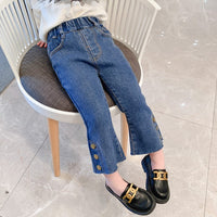 Load image into Gallery viewer, Baby Kid Girls Solid Color Pants Wholesale 22101356
