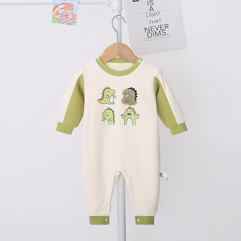 Baby Boys Cartoon Jumpsuits Wholesale 221013576
