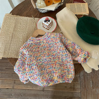 Load image into Gallery viewer, Baby Kid Girls Crochet Sweaters Wholesale 221013635

