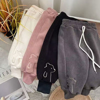 Load image into Gallery viewer, Baby Kid Unisex Cartoon Embroidered Pants Wholesale 221013652
