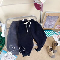 Load image into Gallery viewer, Baby Kid Unisex Cartoon Embroidered Pants Wholesale 221013652
