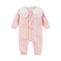 Load image into Gallery viewer, Baby Girls Flower Embroidered Jumpsuits Wholesale 221013674
