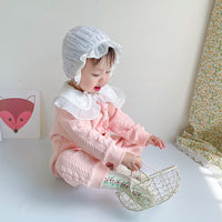 Load image into Gallery viewer, Baby Girls Flower Embroidered Jumpsuits Wholesale 221013674
