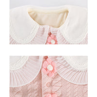 Load image into Gallery viewer, Baby Girls Flower Embroidered Jumpsuits Wholesale 221013674
