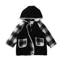Load image into Gallery viewer, Baby Kid Girls Checked Coats Wholesale 22101371
