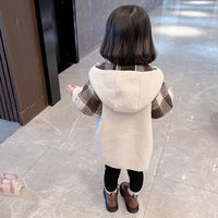 Load image into Gallery viewer, Baby Kid Girls Checked Coats Wholesale 22101371
