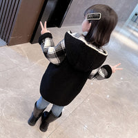Load image into Gallery viewer, Baby Kid Girls Checked Coats Wholesale 22101371
