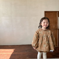 Load image into Gallery viewer, Baby Kid Girls Flower Print Tops Wholesale 221013752
