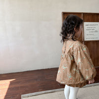 Load image into Gallery viewer, Baby Kid Girls Flower Print Tops Wholesale 221013752
