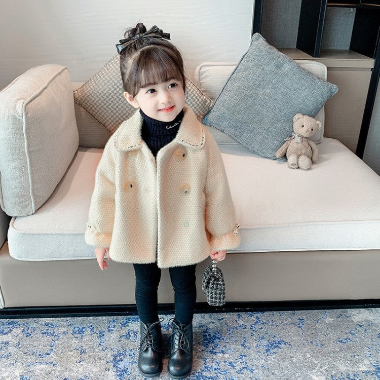 Baby Kid Girls Solid Color Jackets Outwears Wholesale 22101378