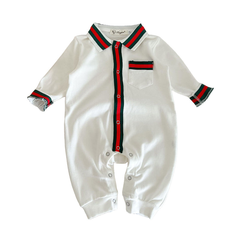 Baby Boys Color-blocking Jumpsuits Wholesale 221018116