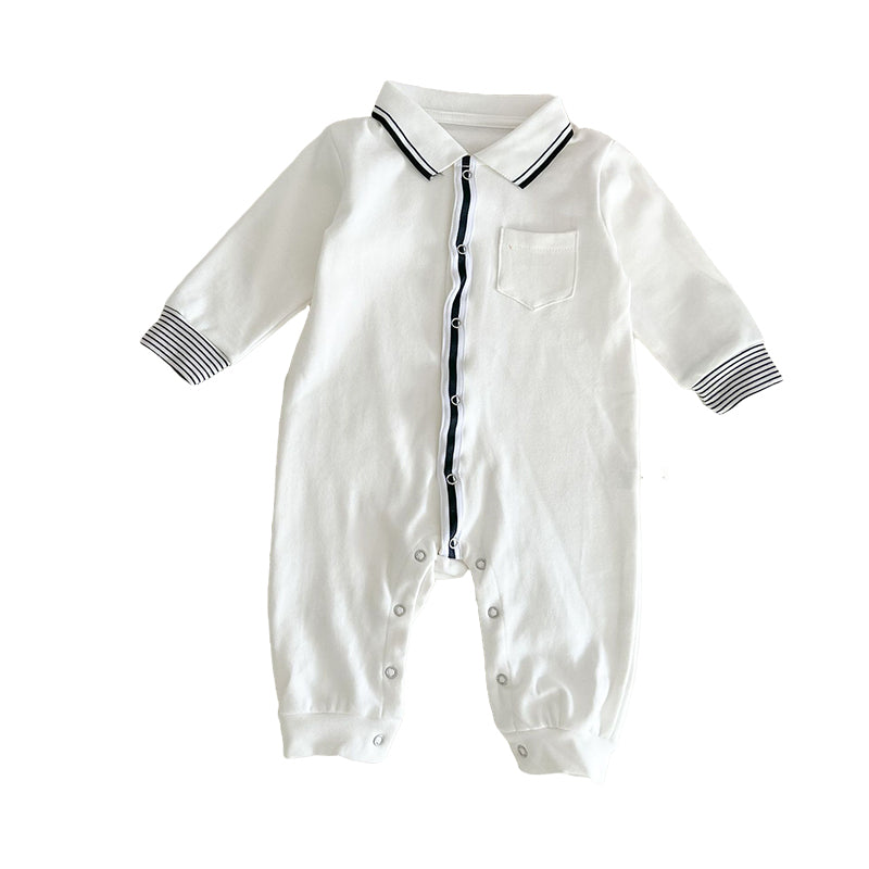 Baby Boys Striped Jumpsuits Wholesale 221018165