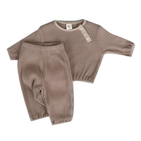 Load image into Gallery viewer, 2 Pieces Set Baby Boys Solid Color Tops And Pants Wholesale 221018168
