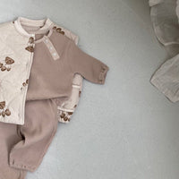 Load image into Gallery viewer, 2 Pieces Set Baby Boys Solid Color Tops And Pants Wholesale 221018168
