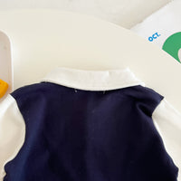 Load image into Gallery viewer, Baby Boys Color-blocking Bow Jumpsuits Wholesale 221018172
