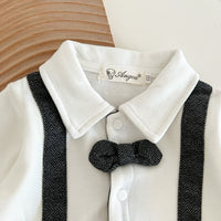 Load image into Gallery viewer, Baby Unisex Color-blocking Cartoon Embroidered Jumpsuits Wholesale 221018203
