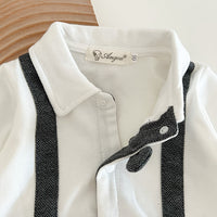 Load image into Gallery viewer, Baby Unisex Color-blocking Cartoon Embroidered Jumpsuits Wholesale 221018203
