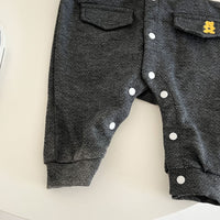 Load image into Gallery viewer, Baby Unisex Color-blocking Cartoon Embroidered Jumpsuits Wholesale 221018203
